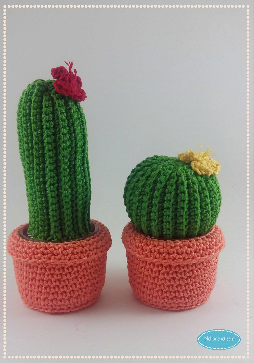 Patrón Cactus De Amigurumi Blog Adoraideasblog Adoraideas